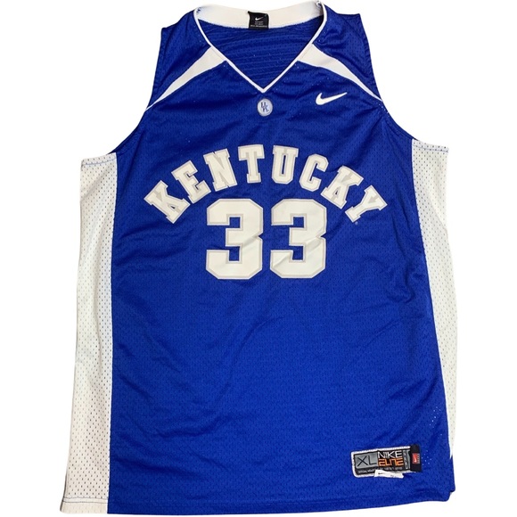 Nike Other - UK University Of Kentucky Wildcats Men’s Long Basketball Jersey Size XL Blue